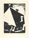 MARC CHAGALL Group of 6 wood engravings.